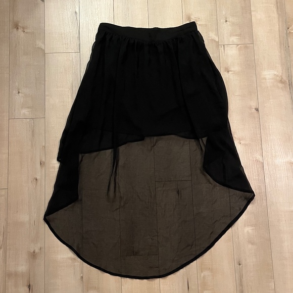 2 for $20 Dynamite Asymmetrical Black Skirt EUC - Picture 5 of 5